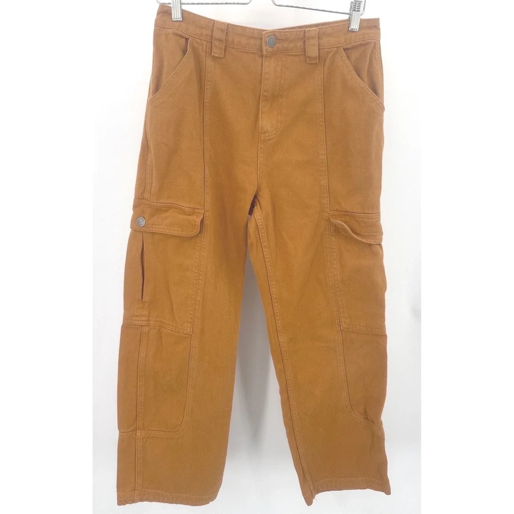 Billabong Mens Brown Cargo Utility Pants Baggy Retro SZ‎ 30 Y2K streetwear